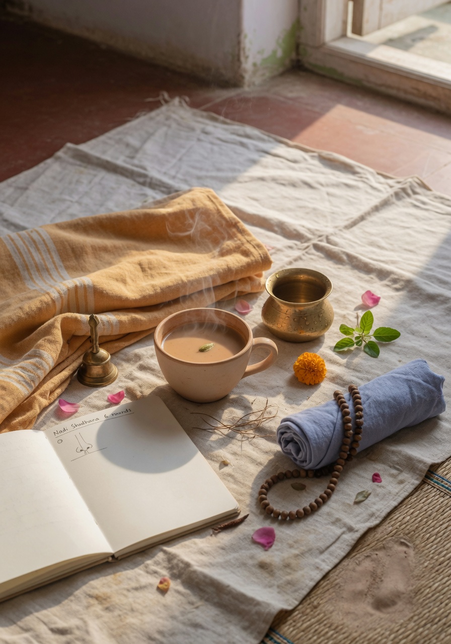 Caffeine and pranayama — does the order matter?