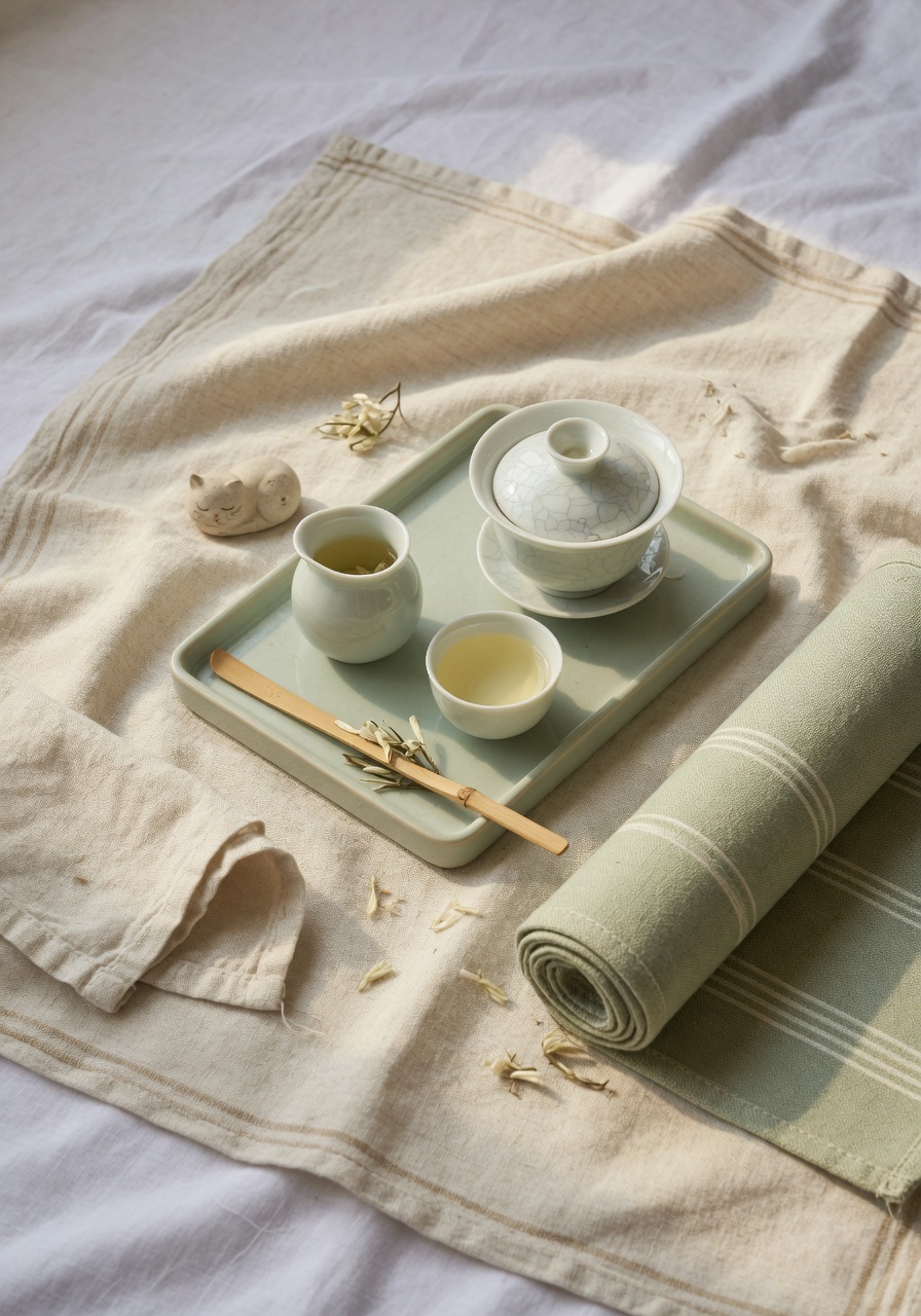 Eight-week morning practice — yoga + tea