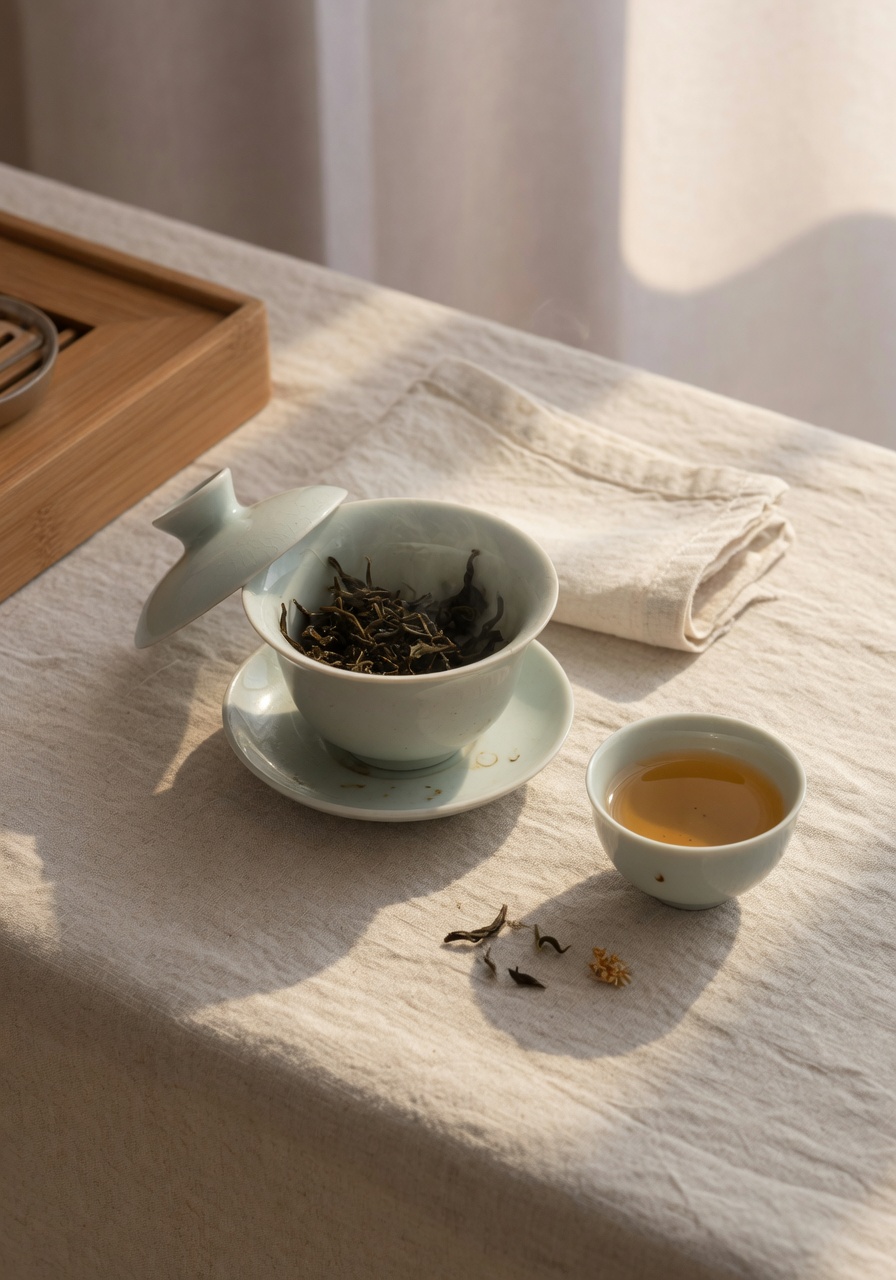 Gongfu cha as a meditation anchor